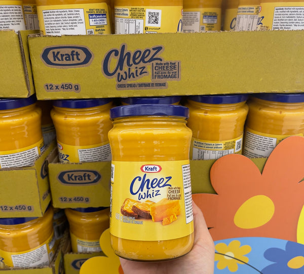 Kraft Cheez Whiz Cheese Spread卡夫芝士醬 450g