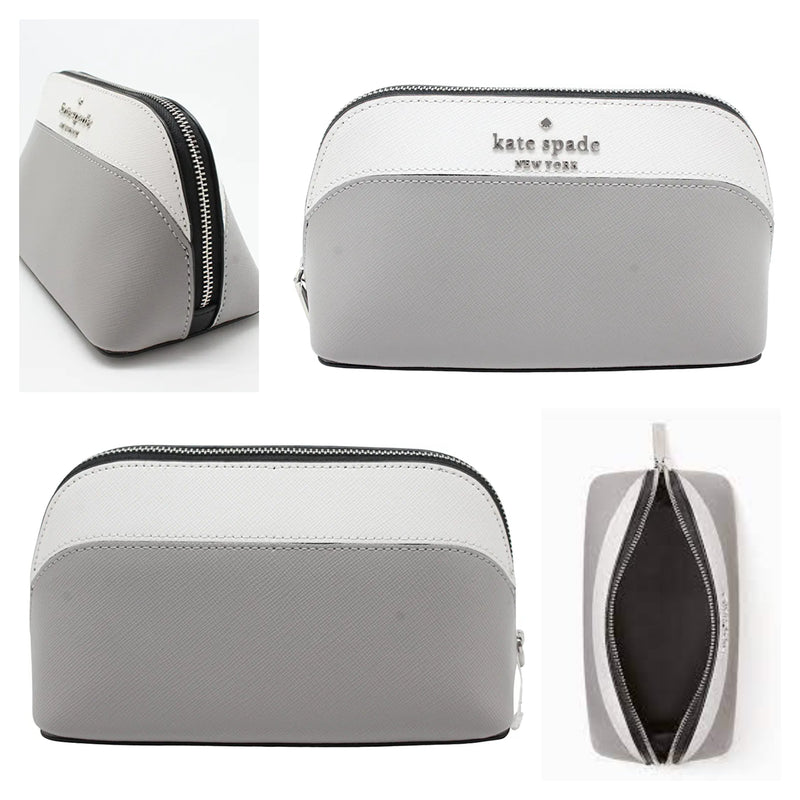 Kate Spade Staci Small Cosmetic Case (Grey)