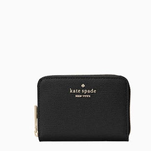 Kate Spade Darcy Small Zip Card Case (Black)