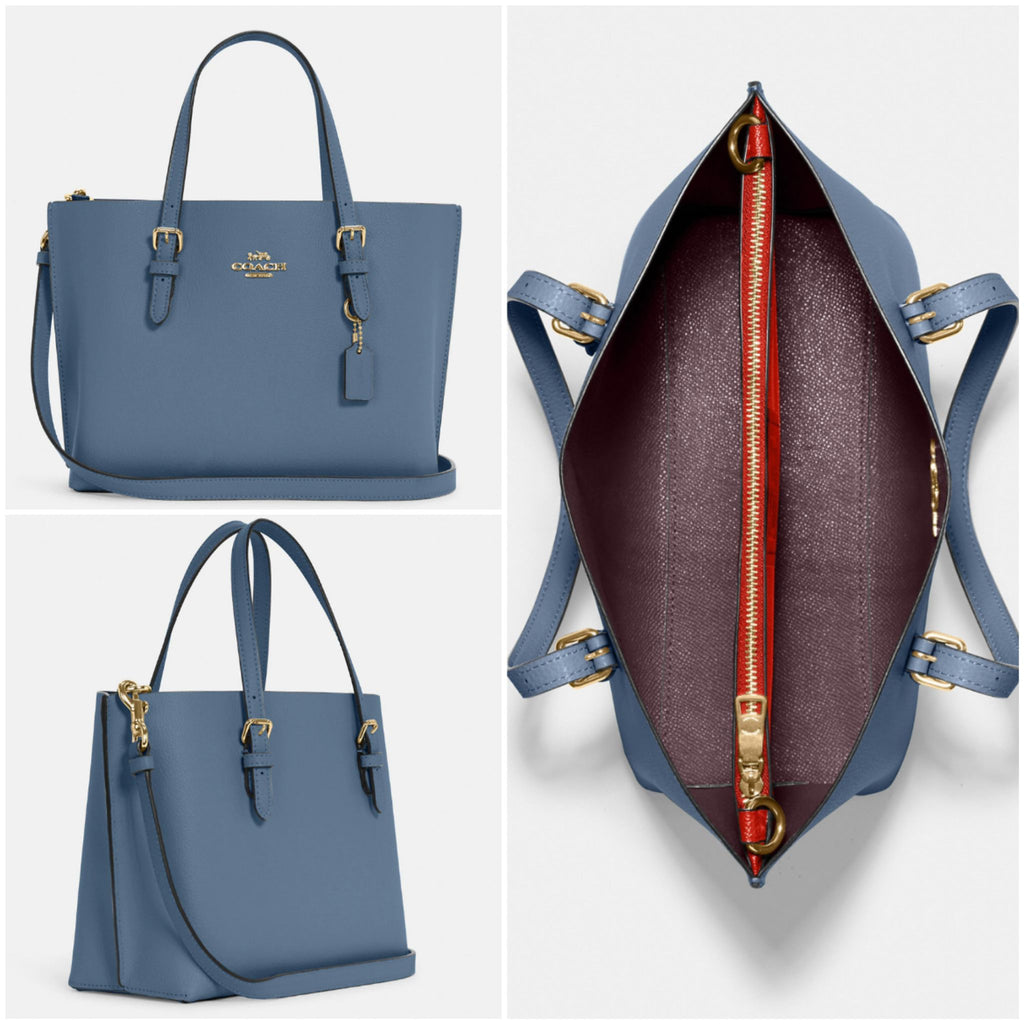 Coach mollie tote 25 blue Clearance