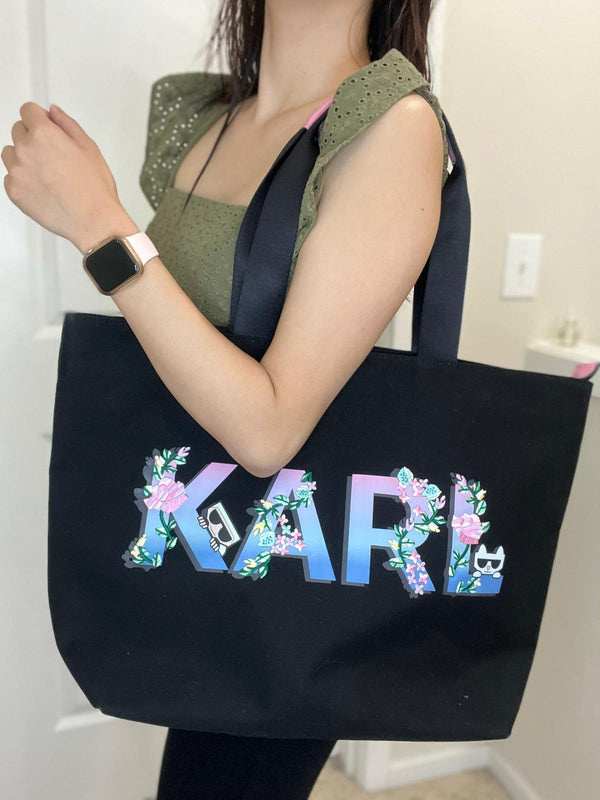 清KARL Kristen large tote Bag