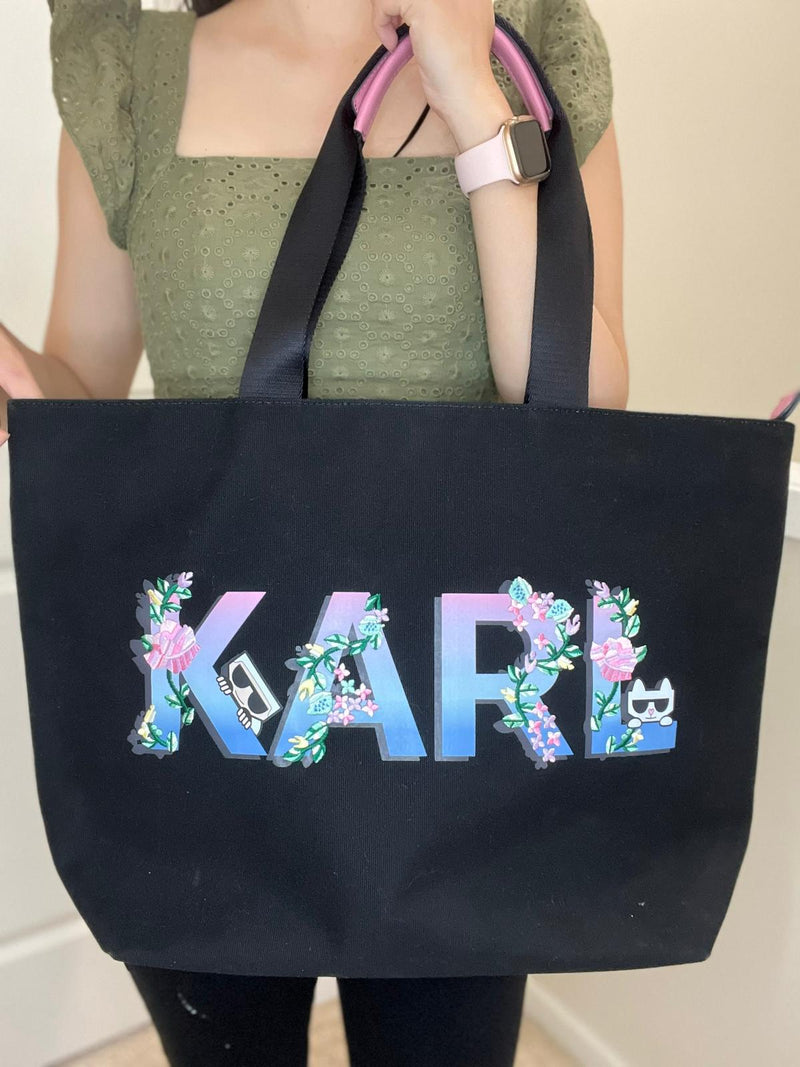 清KARL Kristen large tote Bag