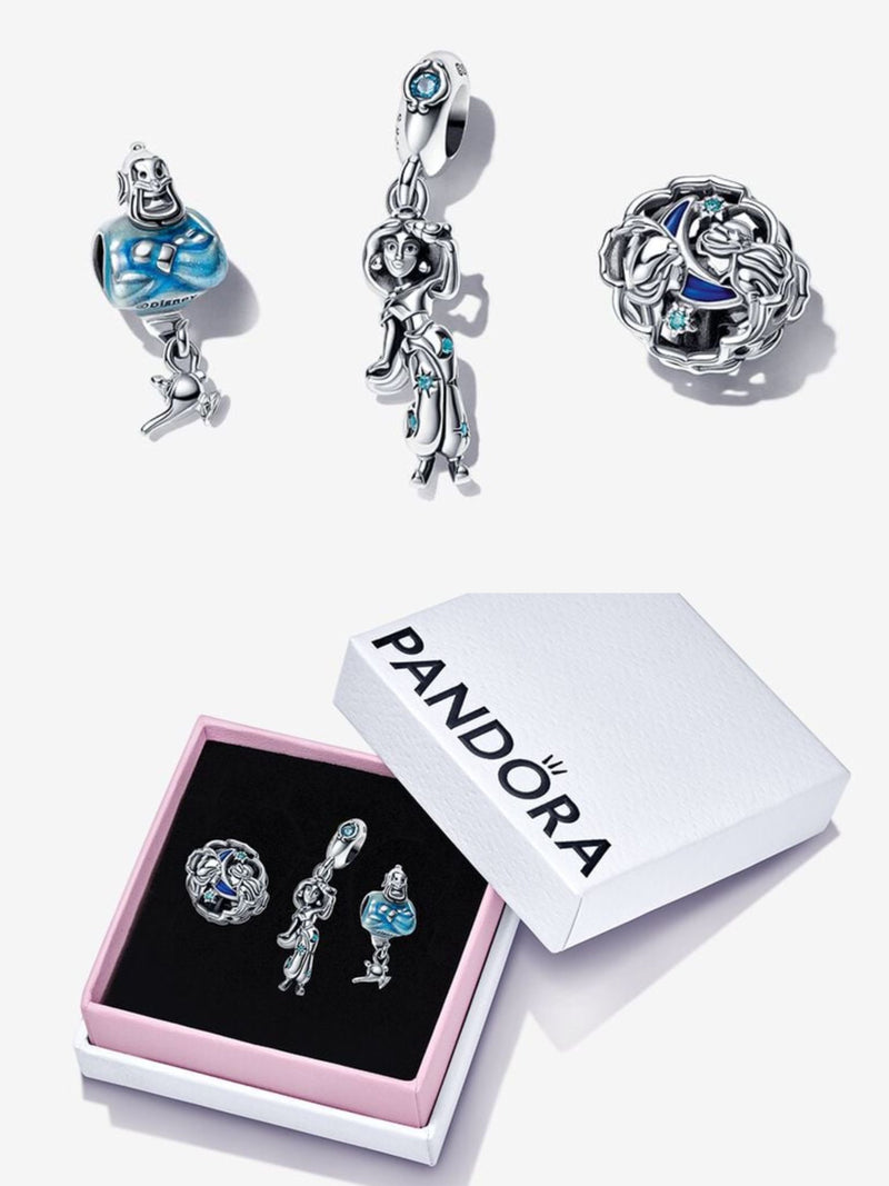 Pandora Disney Aladdin Jasmin and Genie Charm Gift Set-Item B801994