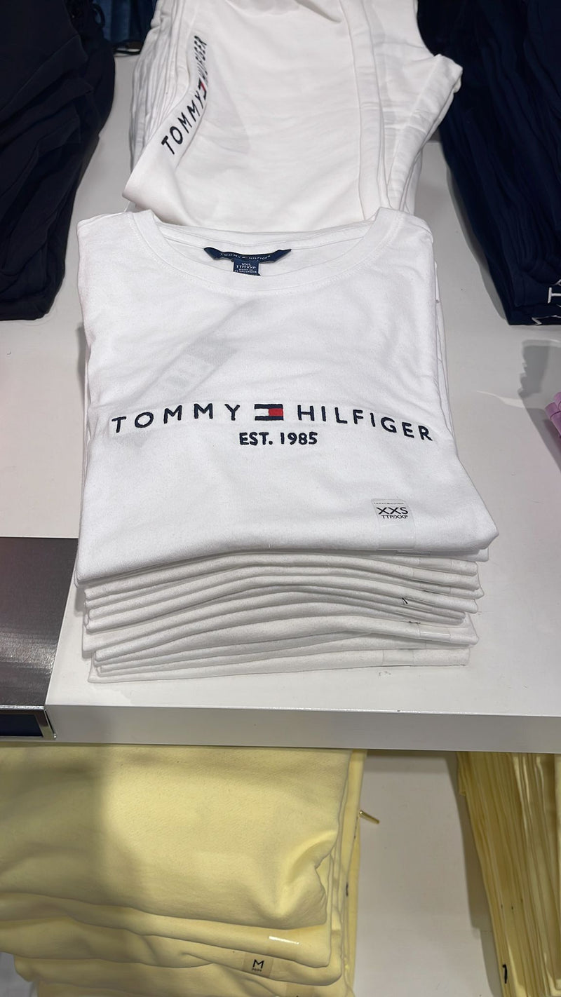 Tommy 棉質圓領TEE SHIRT Size XXS —-XXL