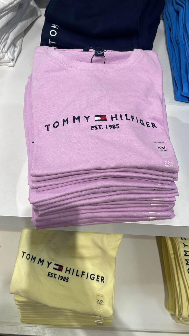 Tommy 棉質圓領TEE SHIRT Size XXS —-XXL