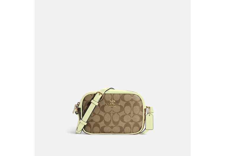 Coach Mini Jamie Camera Bag In Signature Canvas