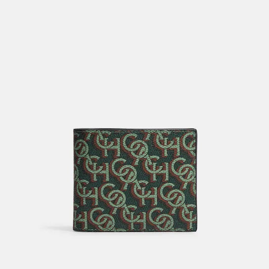 Coach 3 In 1 Wallet With Coach Monogram Print