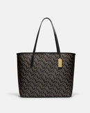 Coach City Tote With Coach Monogram Print