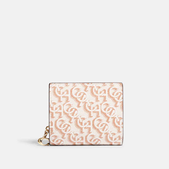 Coach Snap Wallet With Coach Monogram Print