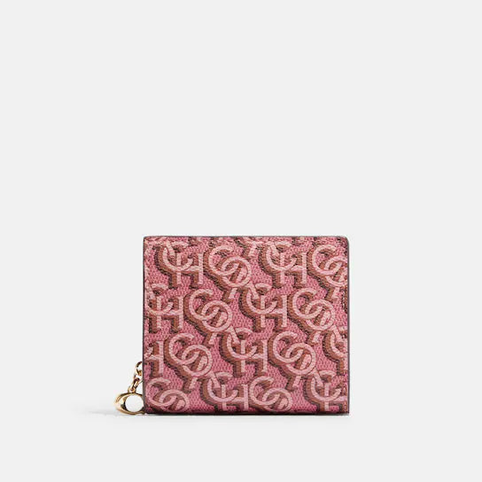 Coach Snap Wallet With Coach Monogram Print