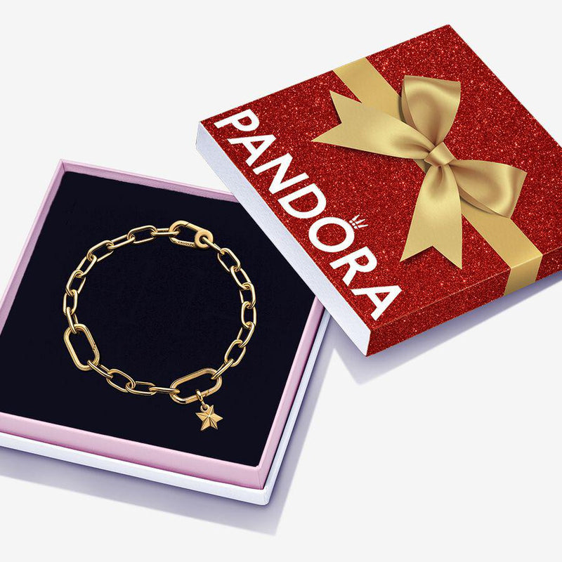 Pandora ME Faceted Star Link Chain Bracelet Gift Set