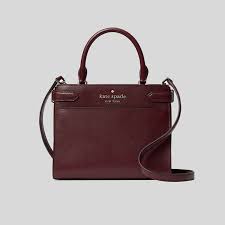 Kate Spade Staci Small Satchel Crossbody (Cherrywood)