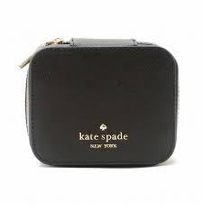 Kate Spade Staci Travel Jewelry Holder Leather (Black)