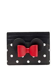 Kate Spade X Disney Minnie Mouse Card Holder (Black)