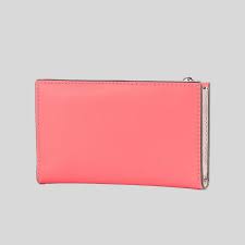 Kate Spade Puff Small Slim Bifold Wallet (Pink)