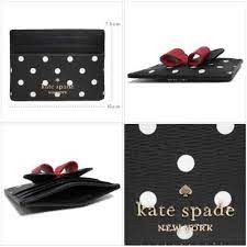 Kate Spade X Disney Minnie Mouse Card Holder (Black)