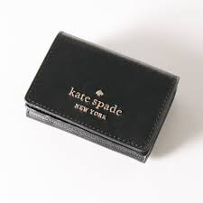 Kate Spade Staci Micro Tri Fold Wallet (Black)