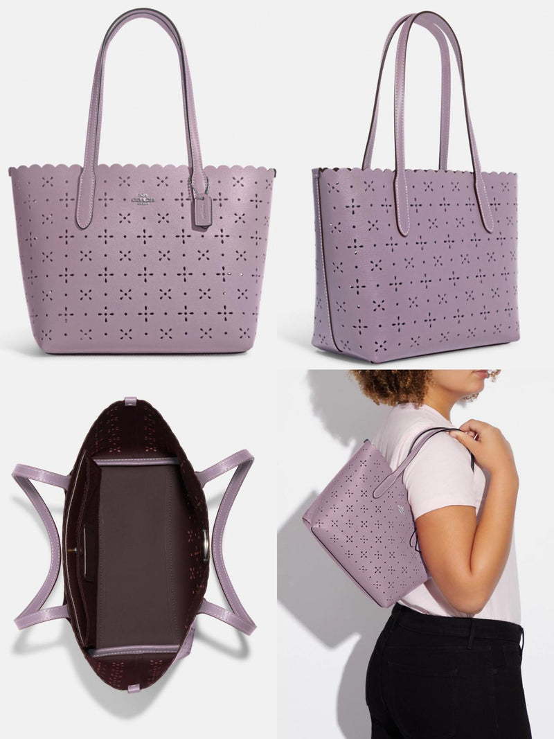 Coach Mini City Tote (Purple)