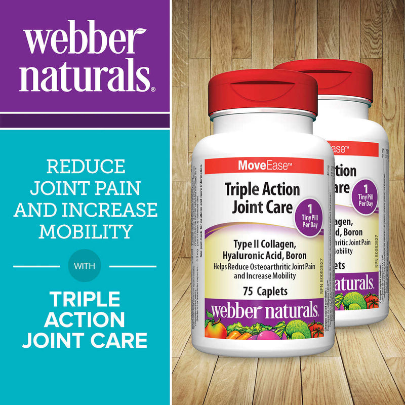 Webber Naturals Triple Action Joint Care膠原蛋白+透明質酸75粒裝