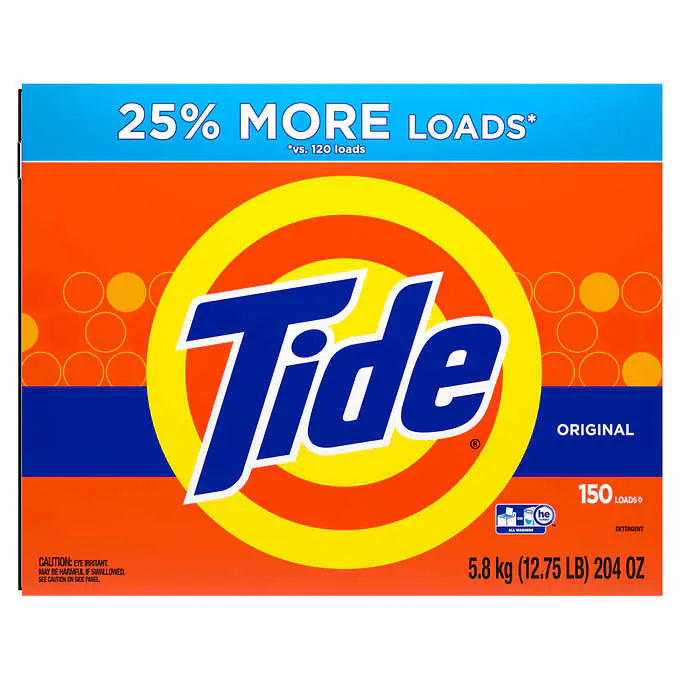 🚢(船運)Tide Powder Original Laundry Detergent 5.8kg 勁量裝超濃縮強效洗衣粉5.8 kg