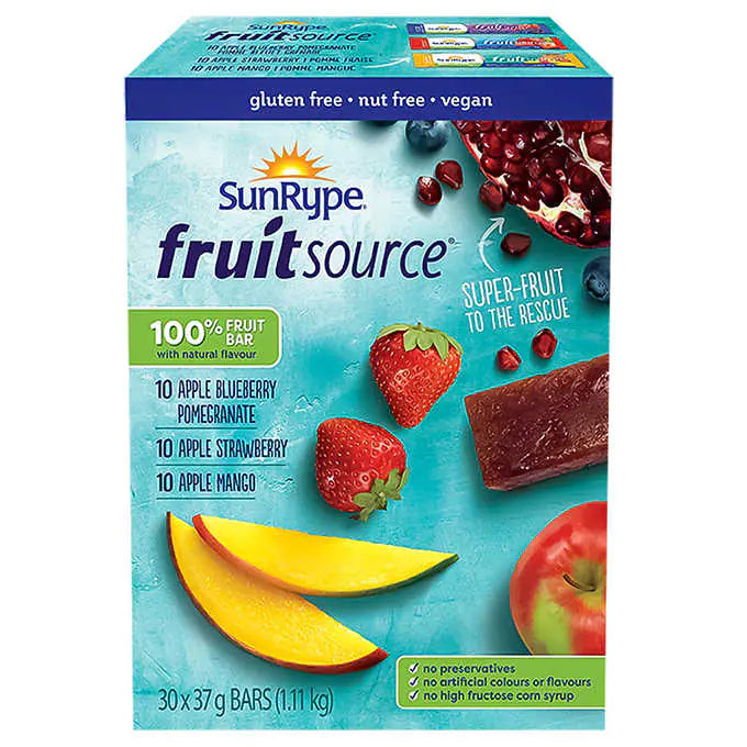 SunRype Fruit Source Fruit Bars 水果條(30x37g)