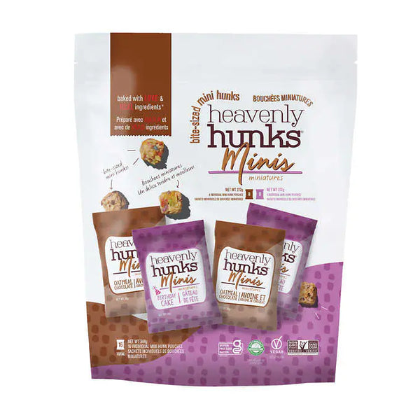 Heavenly Hunks Minis Pouches Birthday Cake / Oatmeal Chocolate 燕麥曲奇粒 (16小包) 544g