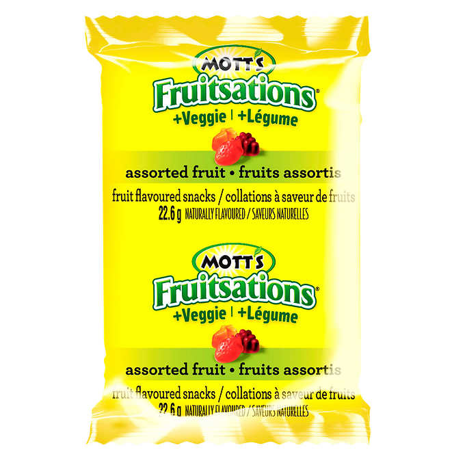 Mott's Fruitsations Veggie Gluten Free Tropical Fruit 68x22 g