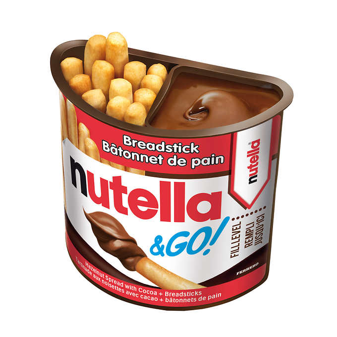 Nutella & Go Spread & Breadsticks (16x52g) 榛子朱古力醬Pretzel手指餅(16盒)