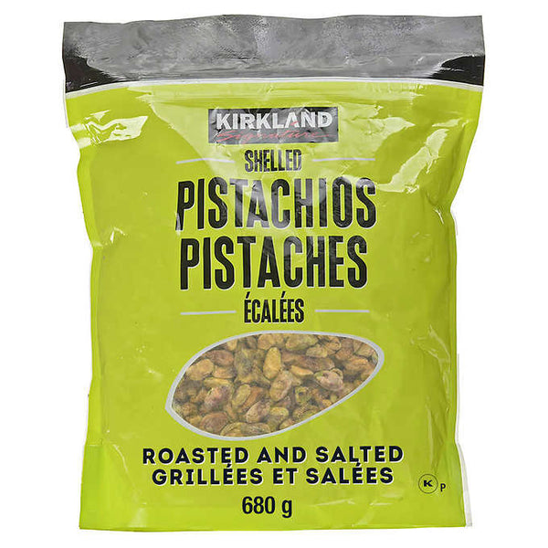 Kirkland shelled Pistachios roasted and salted鹽烤開心果核仁 680克