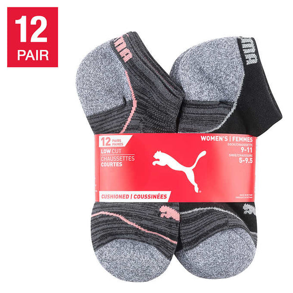 Puma womens low-cut socks女裝運動船襪 12 對裝