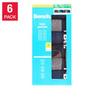 Bench Boys Boxer Brief, 6-pack男童棉質平腳褲Sizes XS--XL （6件套）