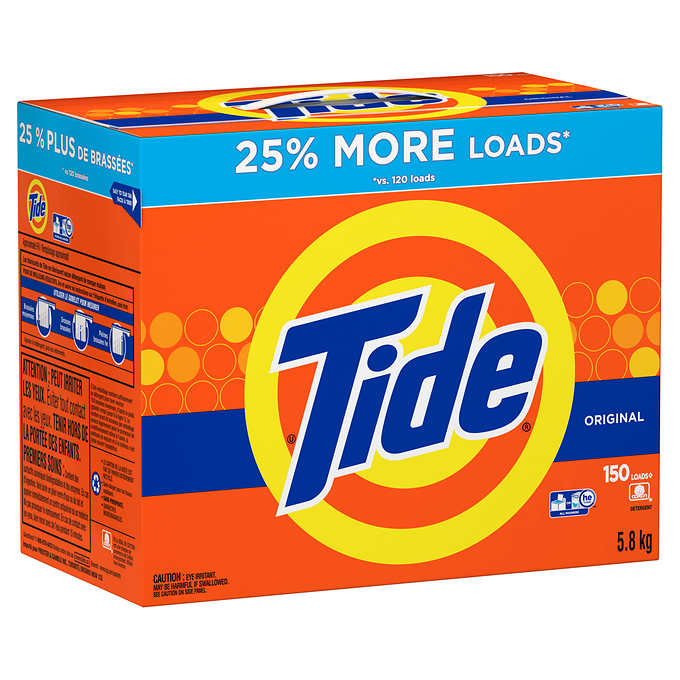 🚢(船運)Tide Powder Original Laundry Detergent 5.8kg 勁量裝超濃縮強效洗衣粉5.8 kg