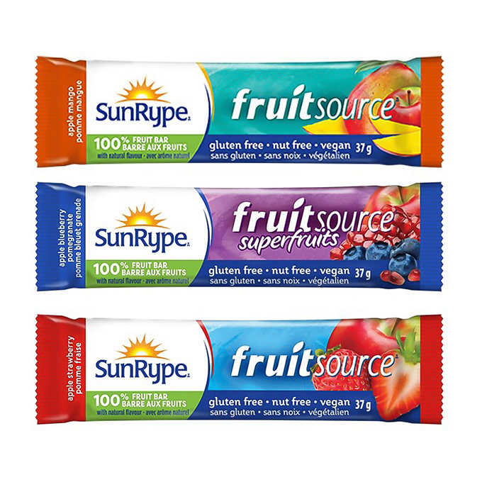 Sun Rype Bar Rack SunRype Fruit Source Fruit Bars 水果條(30x37g)