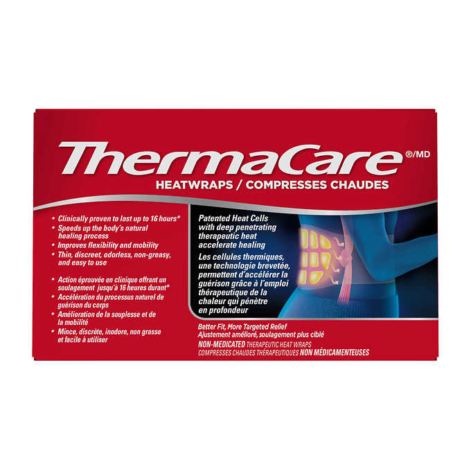 Thermacare Advanced Back Pain Therapy, 6 Heatwraps熱敷護腰帶一盒六條