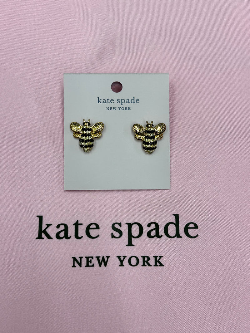 Kate Spade Picnic Perfect Pave Bee Studs