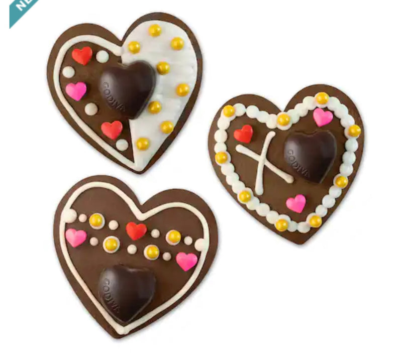 Godiva Chocolate Valentine Cookie Decorating Kit情人節限定愛心DIY 朱古力曲奇510g