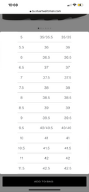 Sturat Weitzman Gotham 厚底膝下靴  Size 5.5-11 (Black)