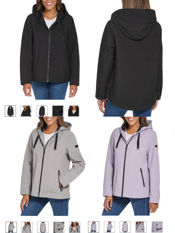 DKNY Women's Jacket 女士拉鏈風褸連帽