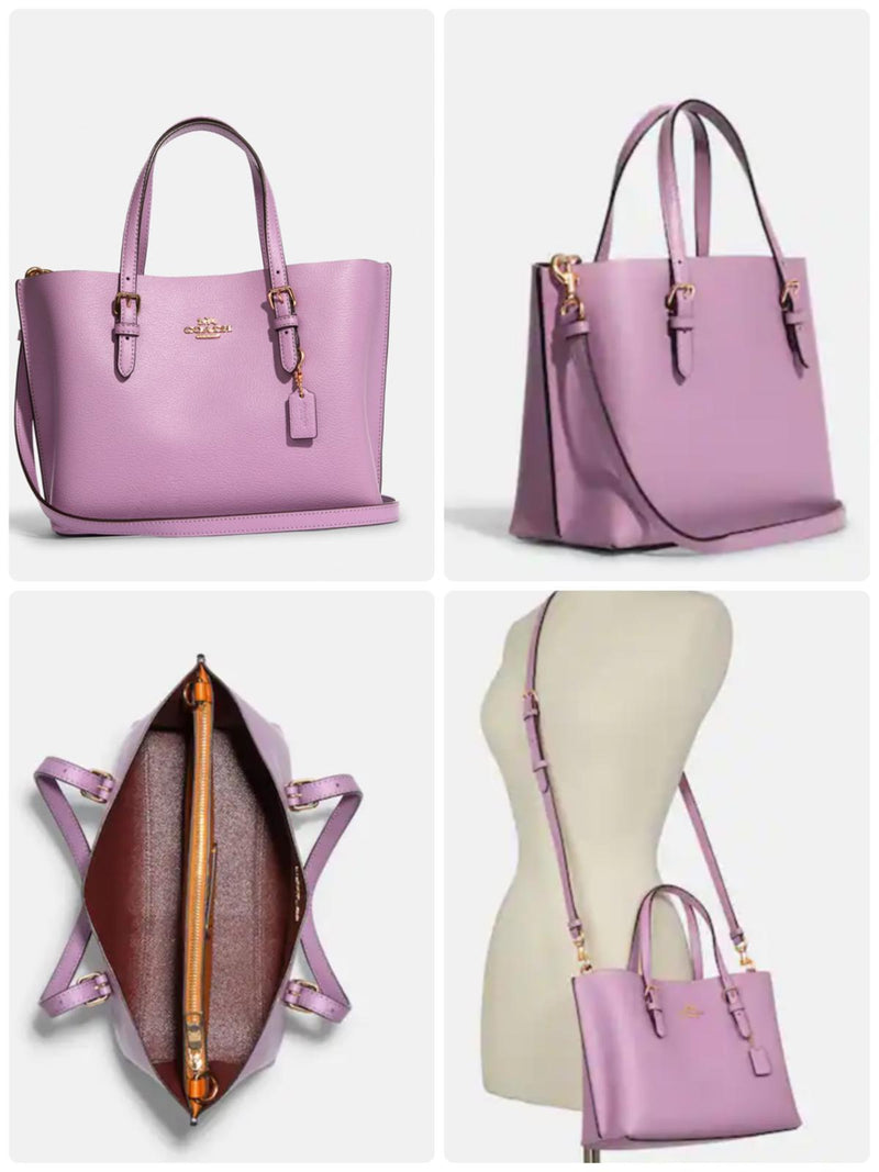 Coach Mollie Tote 25 Purple