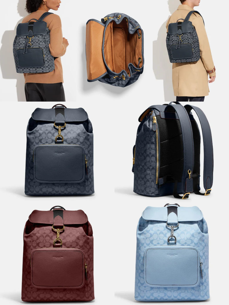 coach backpack 9405 Coach Sullivan Backpack In Signature Chambray