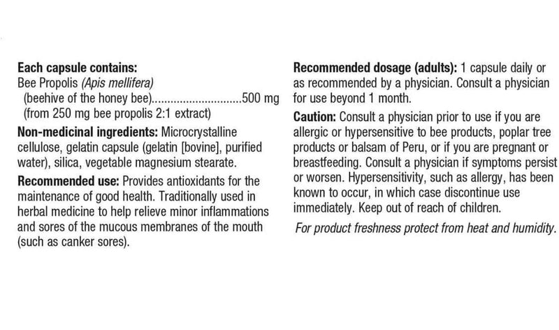 Holista Bee Propolis 500mg 高純度天然蜂膠軟膠囊 -200粒