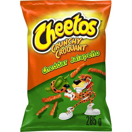 Cheetos Puffs or Crunchy Cheese Flavoured Snacks