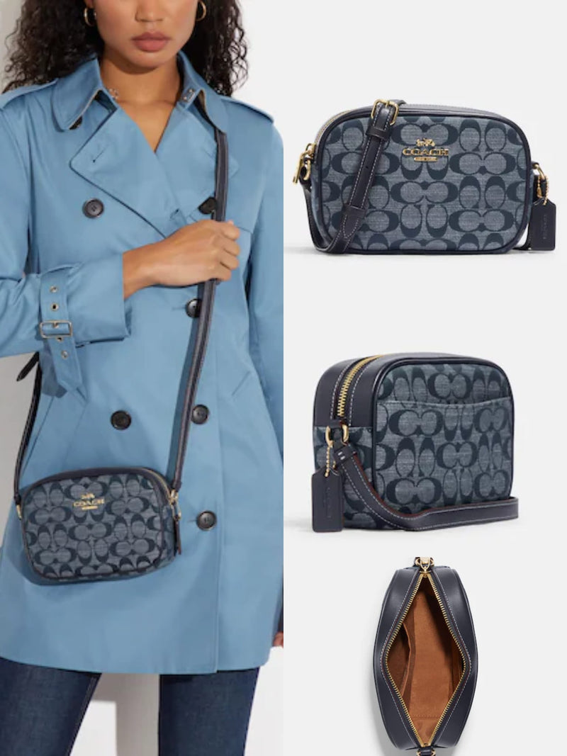 Coach camera bag on sale navy