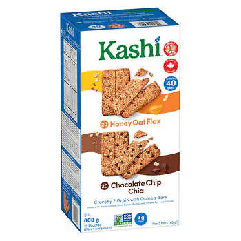 Kashi 7 grain granola bars with quinoa 七穀奇椏杍藜麥棒 (40x20g)