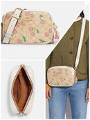 Coach Jamie Camera Bag In Signature Canvas With Heart Cherry Print
