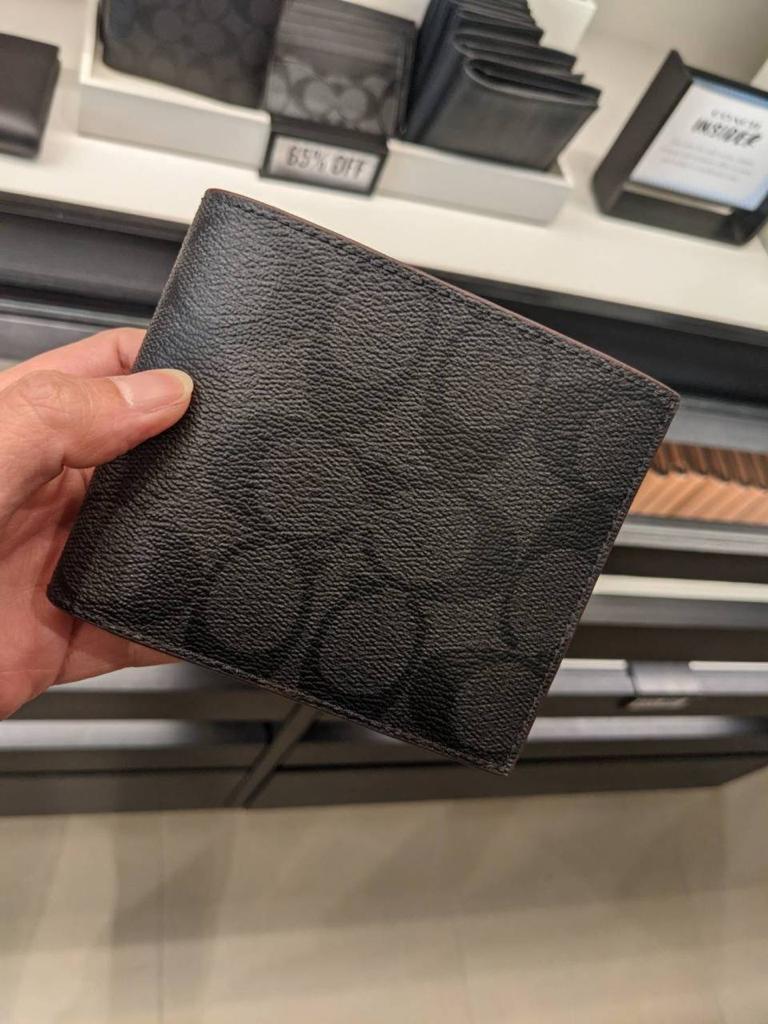 COACH MEN 3-IN-1 COMPACT WALLET