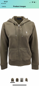 Polo Ralph Lauren Womens Full Zip Hoodie Size XS--XL