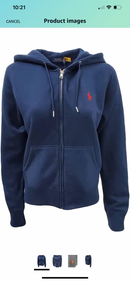 Polo Ralph Lauren Womens Full Zip Hoodie Size XS--XL