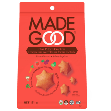MadeGood Star Puffed Crackers 有機有機蔬菜星星脆乾 121g