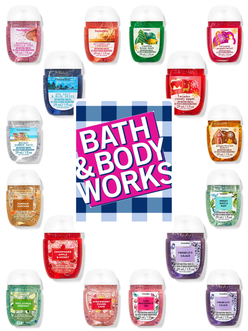 Bath and body works 冬季限定系列-消毒乾洗手液-29ml x 5